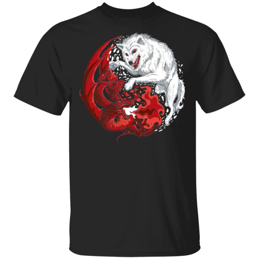 Game of Thrones Dragon and Wolf Shirt