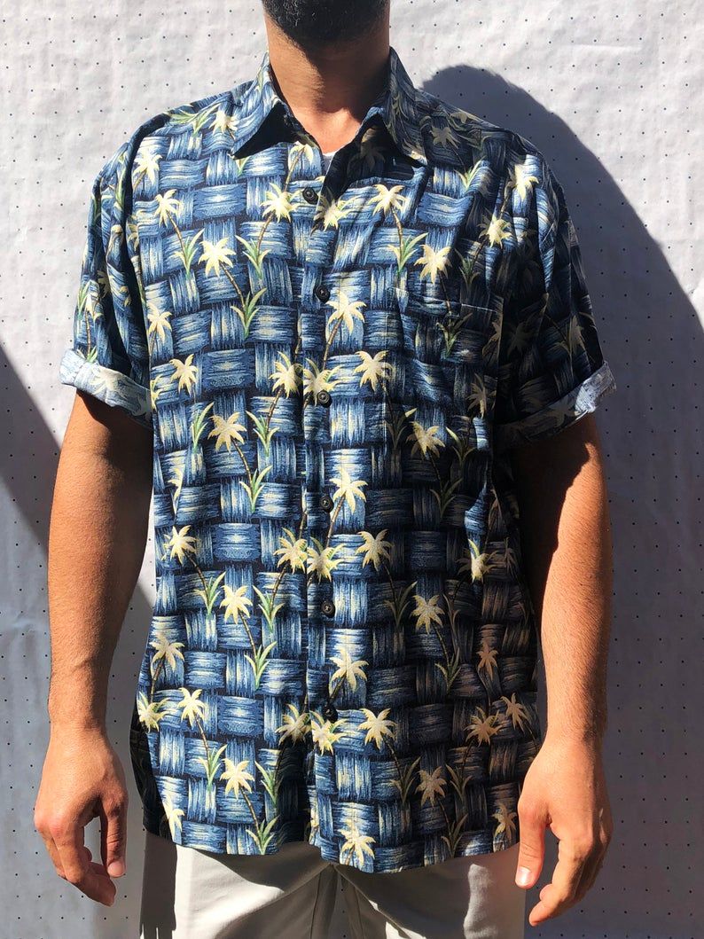 The Palm Windown Blue Amazing Design Hawaiian Shirt Dhc18063973