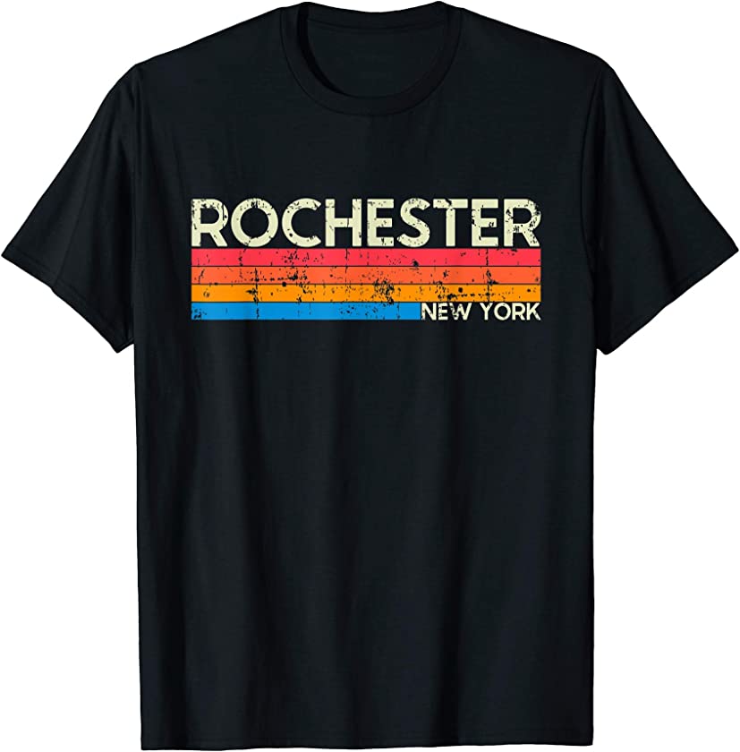 Vintage Retro Rochester New York Distressed Gift T-Shirt