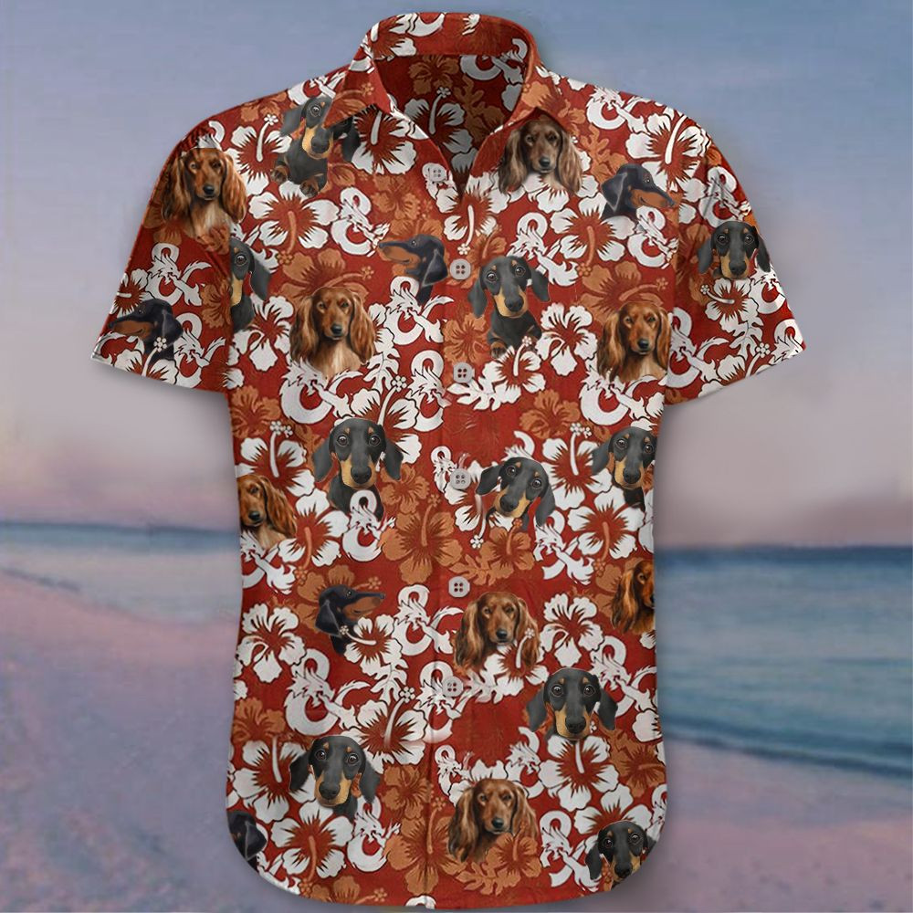 Dachshund Dd Hawaii Shirt Red Dungeons Dragons Dnd Hawaii Ha22202