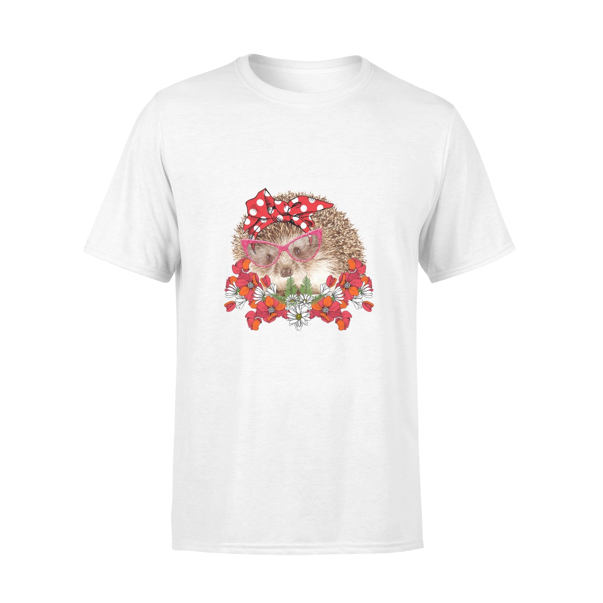 Hedgehog Mom Flower Bow – Premium Tee