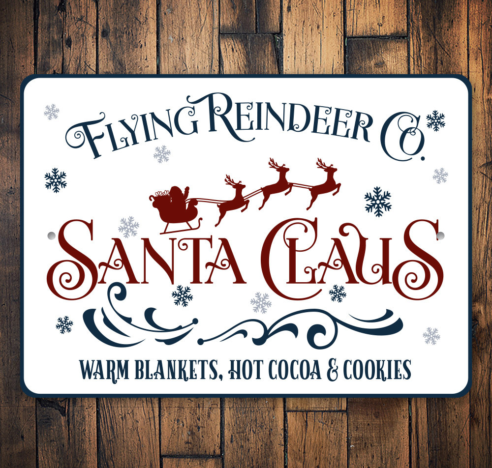 Flying Reindeer Co Sign, Reindeer Decor, Decor For Reindeer, Christmas Spirt Decor, Decor For Christmas, Christmas Lovers, Gift For Holiday