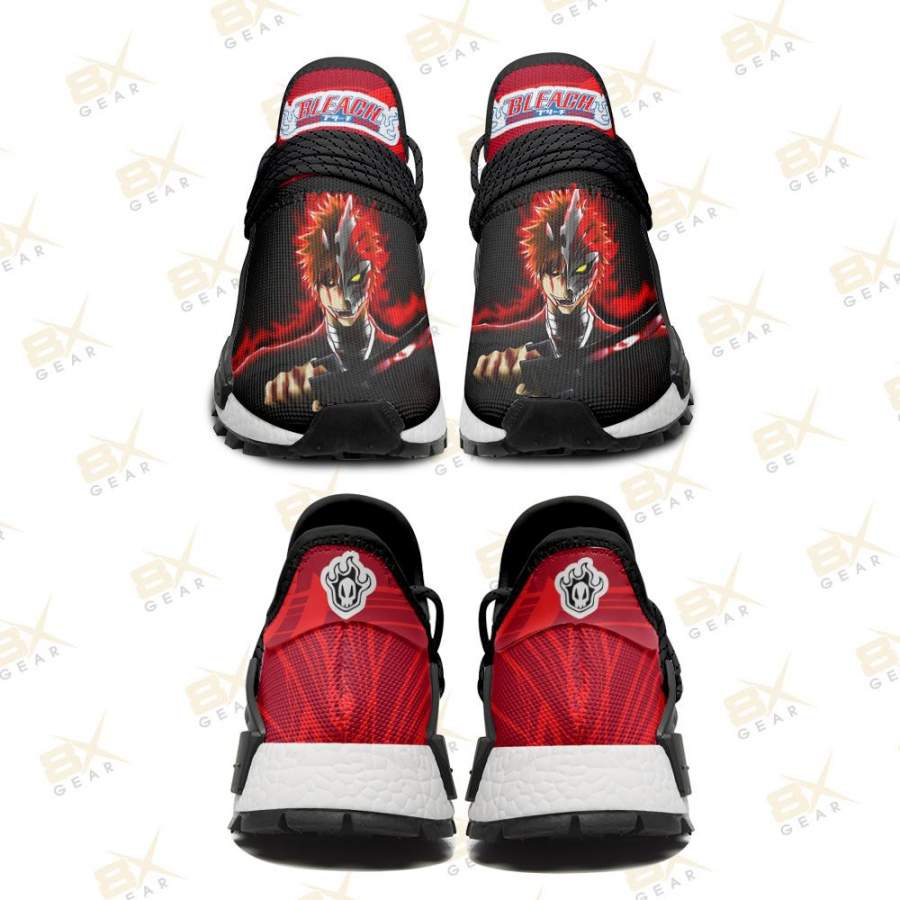 Bleach Sneakers Kurosaki Ichigo Half Hollow Shoes Design for Fan S12110