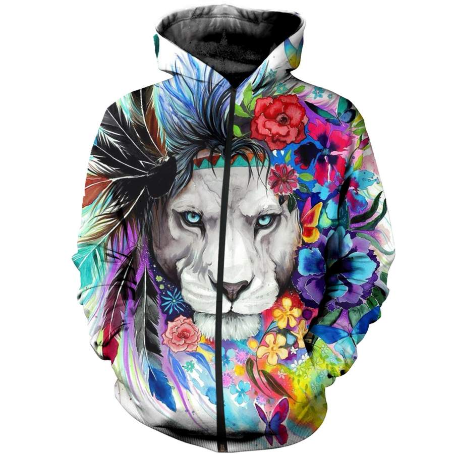 3D All Over Printed Lion Tops - DaisyFaith