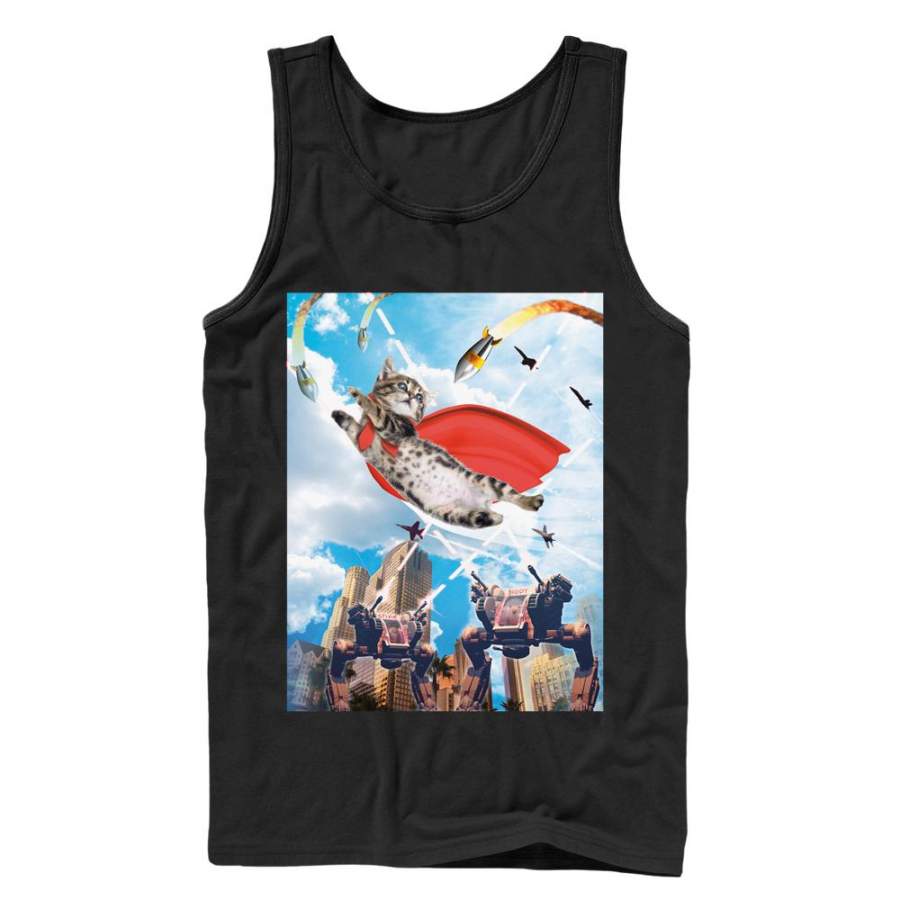 Lost Gods Men’s Super Kitten  Tank Top Black