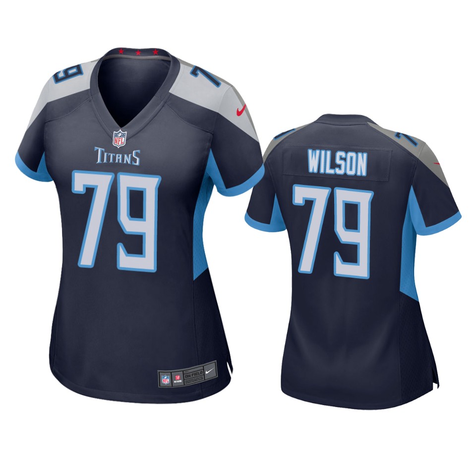 Tennessee Titans Isaiah Wilson Navy 2020 NFL Draft Game Jersey