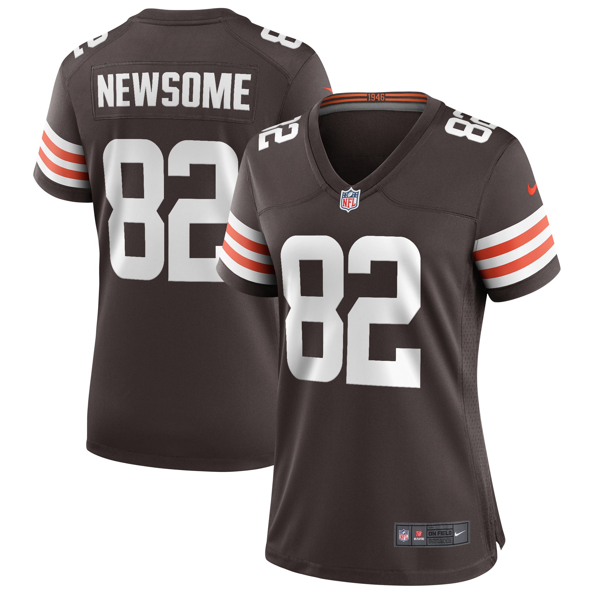 Ozzie Newsome Cleveland Browns Women's Game Retired Player Jersey – Brown