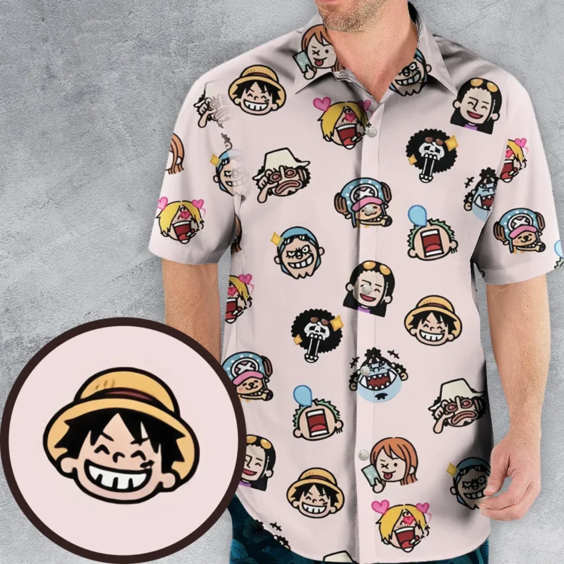 Straw Hat Crew One Piece Hawaiian Shirt