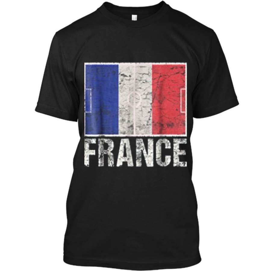 Vintage France National Soccer Team T-Shirt Custom Ultra Cotton