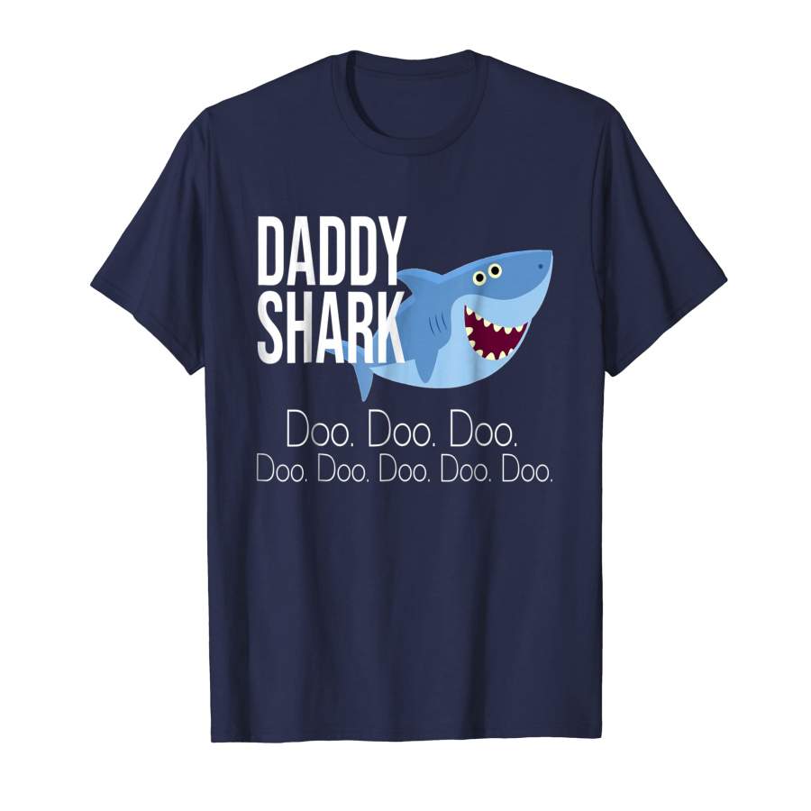 “Daddy Shark” Baby Mommy Daddy Matching Family Shark T-Shirt