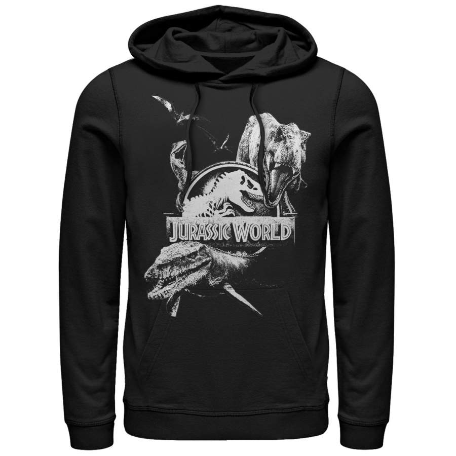 Jurassic World: Fallen Kingdom Men’s Logo Attack Lightweight Hoodie