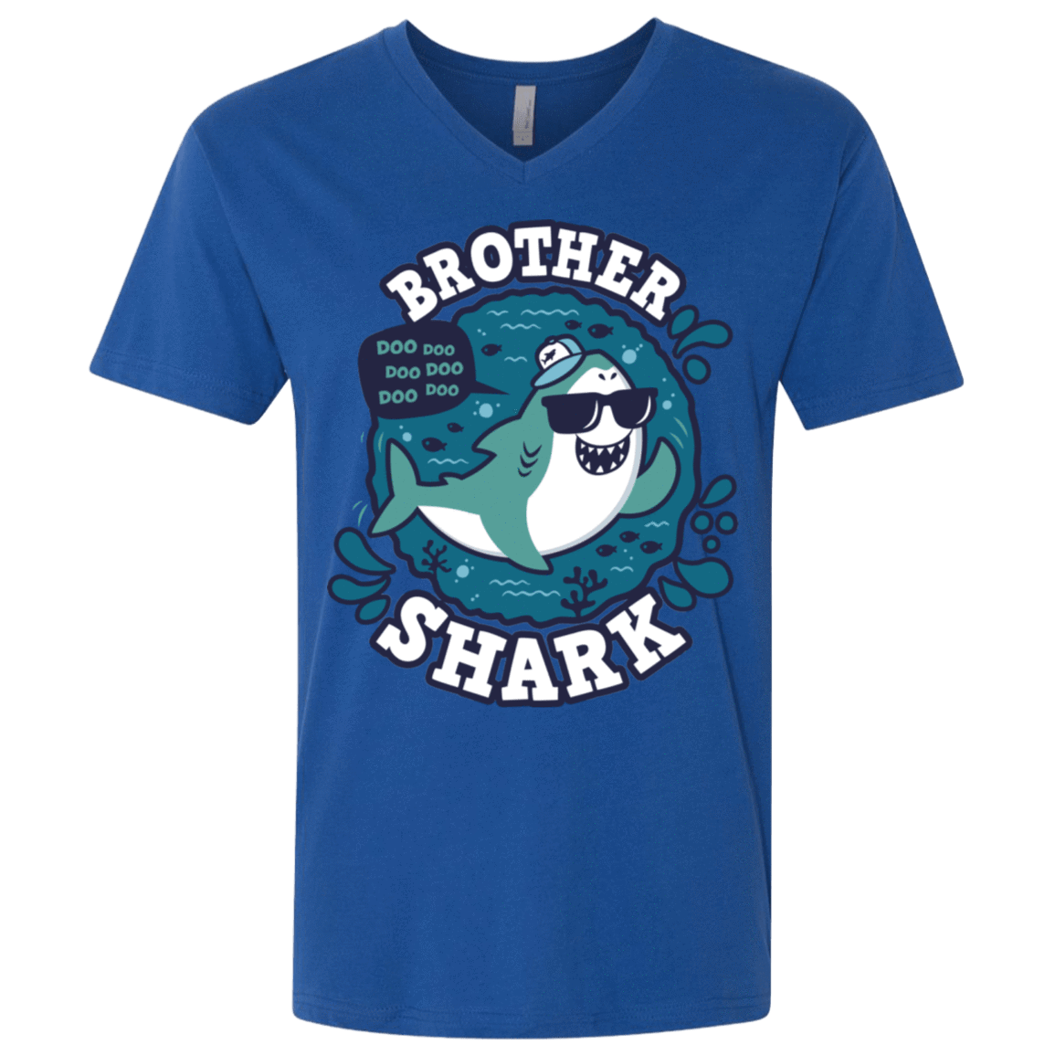 Shark Family Trazo – Brother Men’S Premium V-Neck