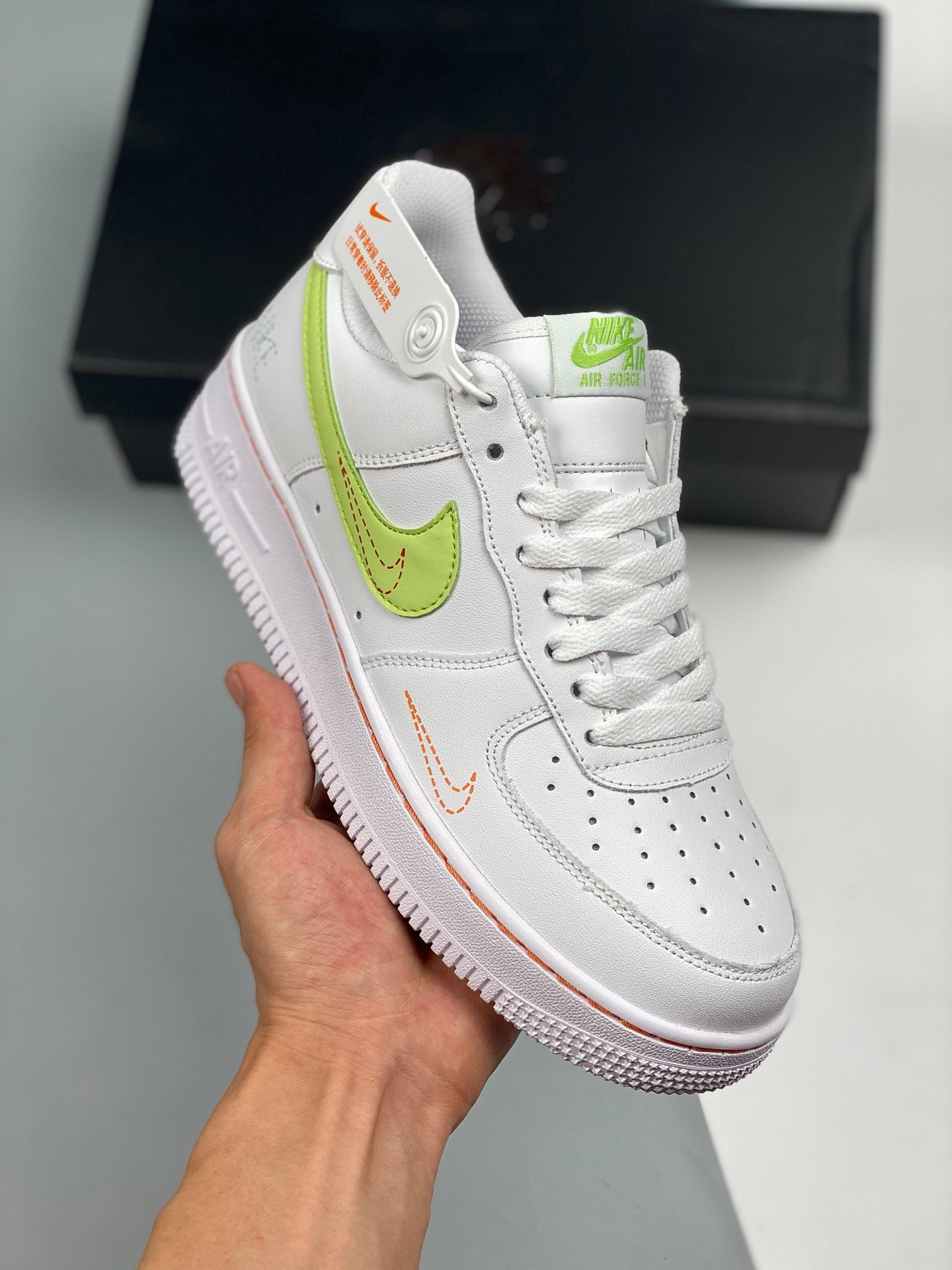 Nike Air Force 1 Low WhiteBright Crimson-Light Photo Blue-Lime Ice 5340181