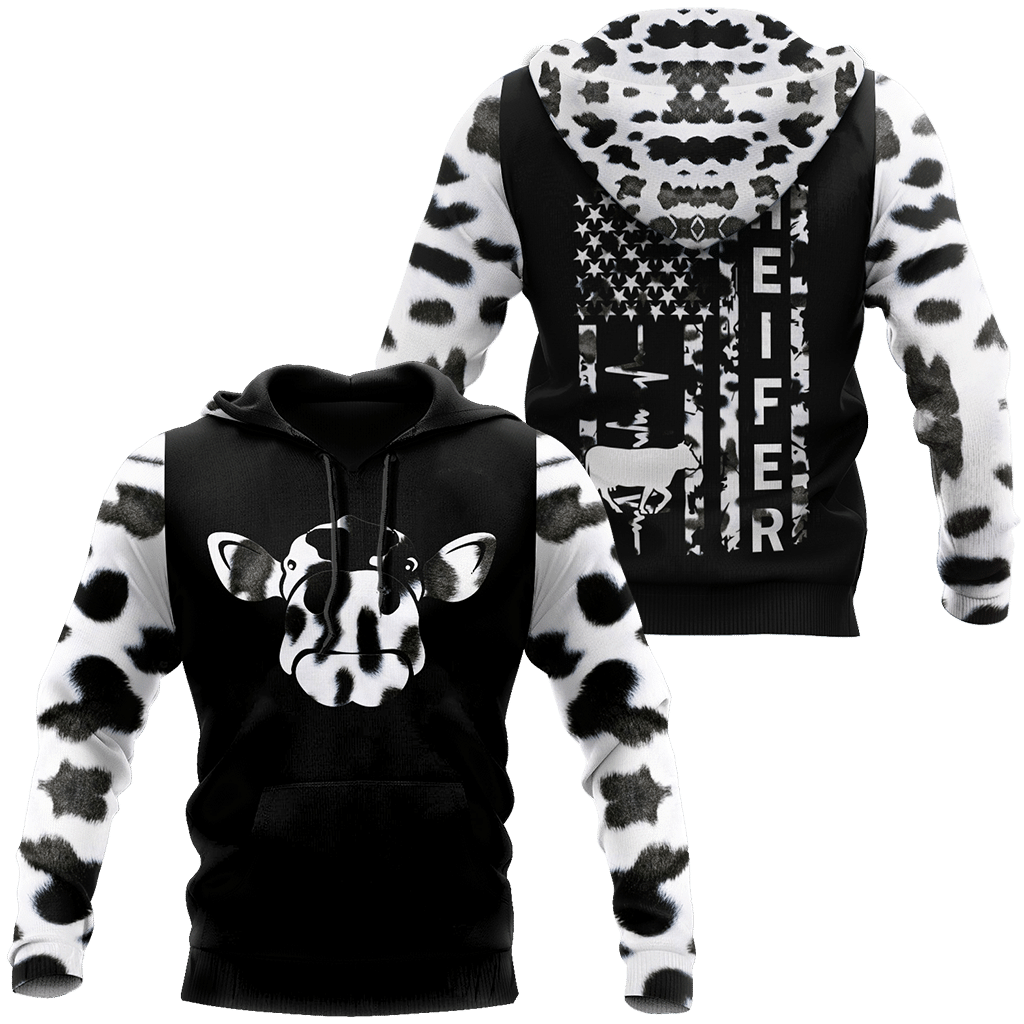 Heifer 3D All Over Print Hoodie Shirt For Men And Women