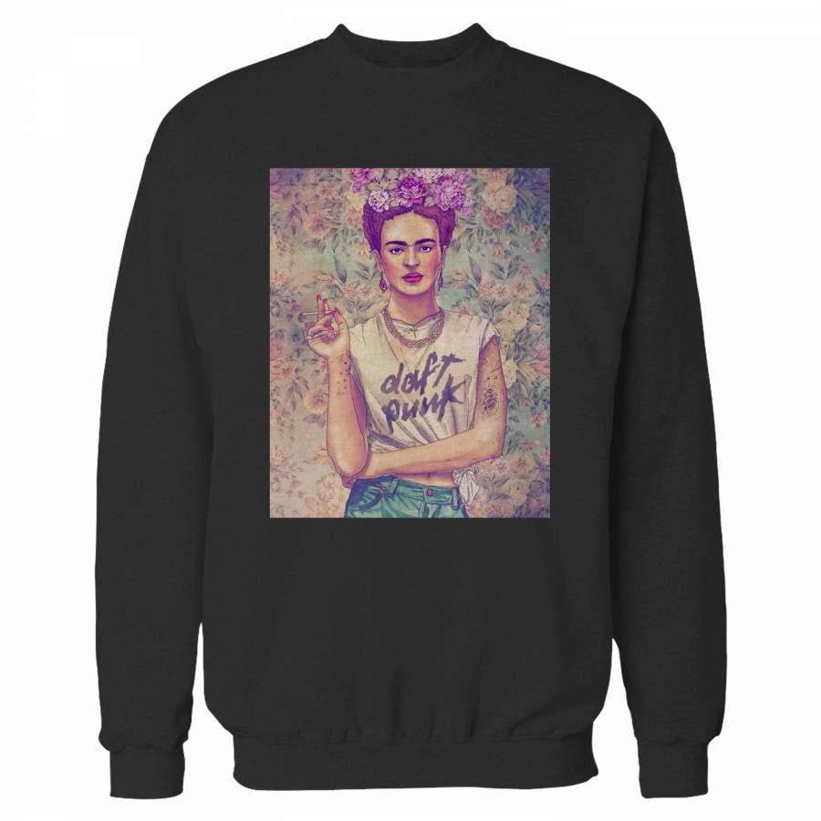 Frida Kahlo Daft Punk Sweatshirt