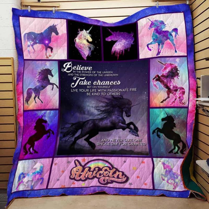 A Special Gift for fans -Unicorn Quilt Blanket – LL