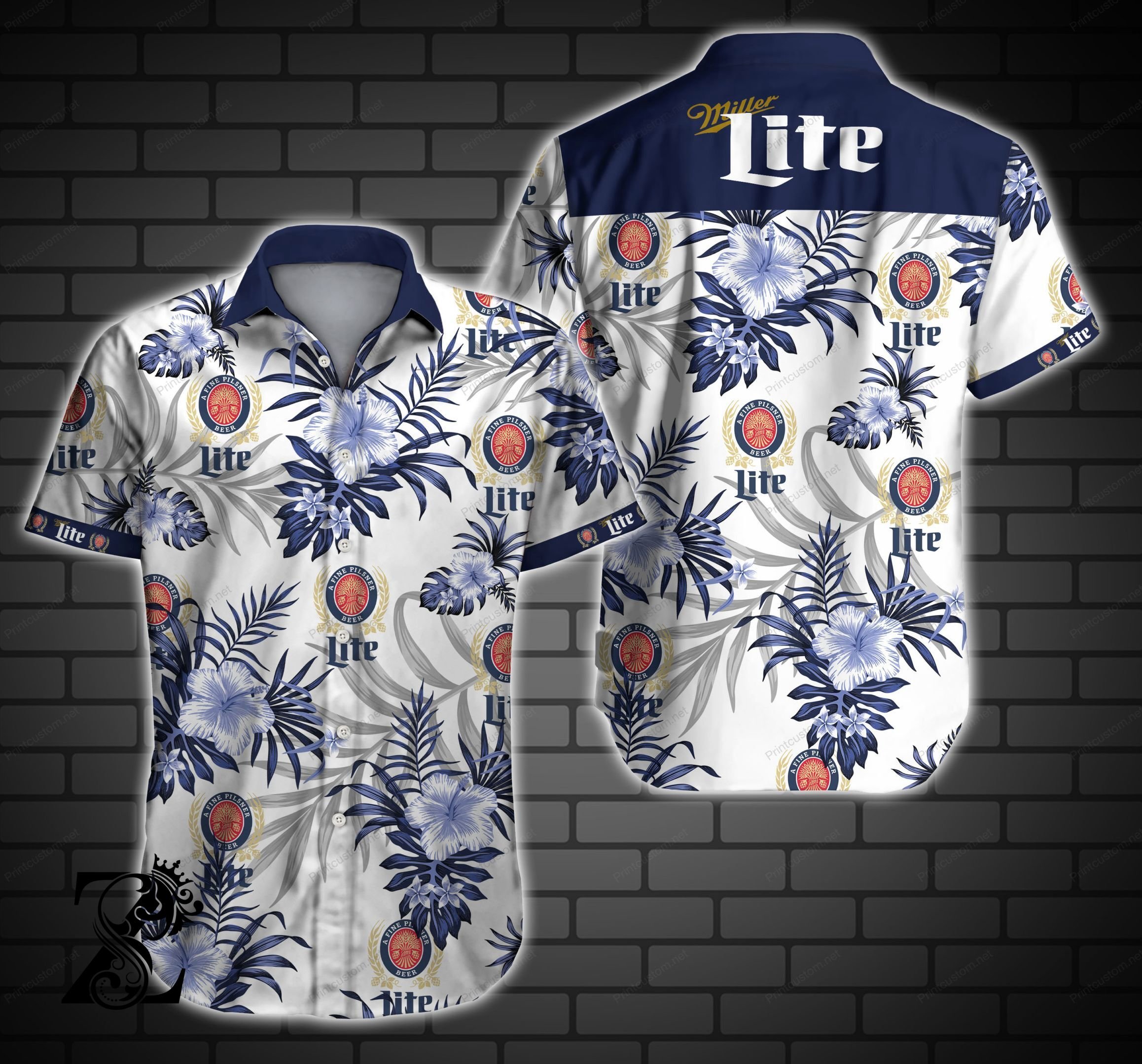 Qh Miller Lite Style 3 Hawaiian Shirt