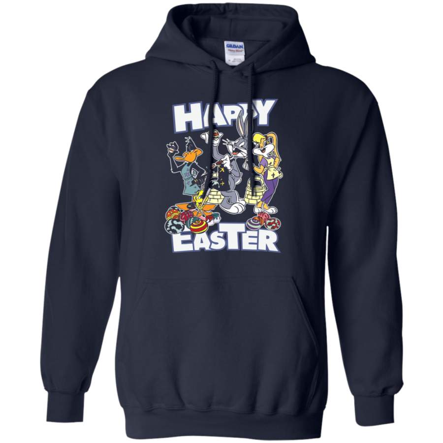 AGR Bugs Bunny With Friends Happy Easter Looney Tunes Cartoons Hoodie