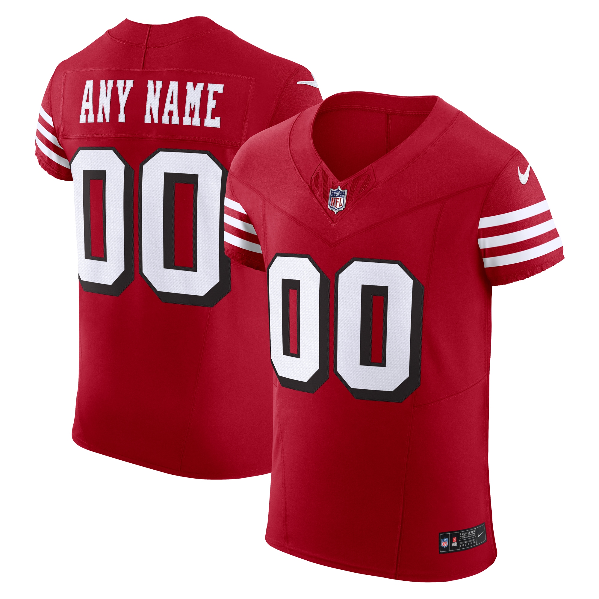 San Francisco 49ers Alternate Vapor F.U.S.E. Elite Custom Jersey – Scarlet