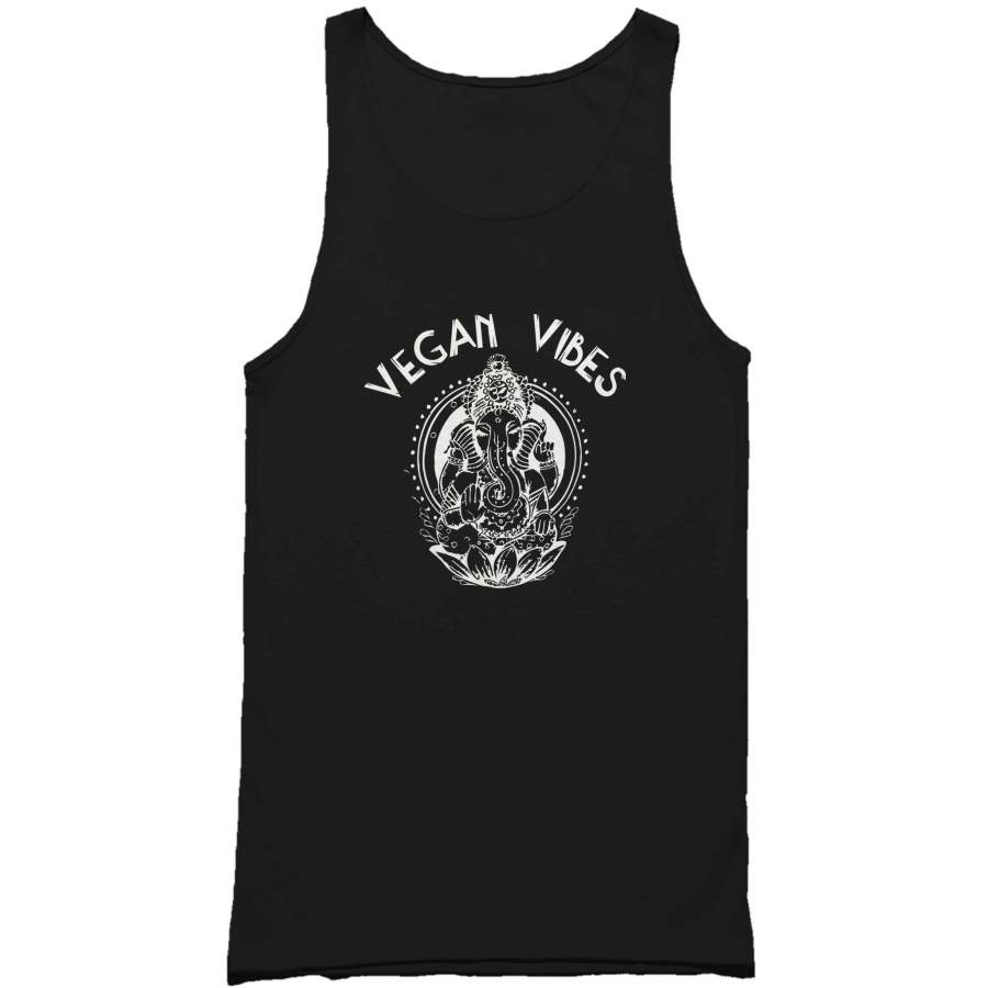 Vegan Vibes Vegan Plant Eater Animal Rights Man’s Tank Top