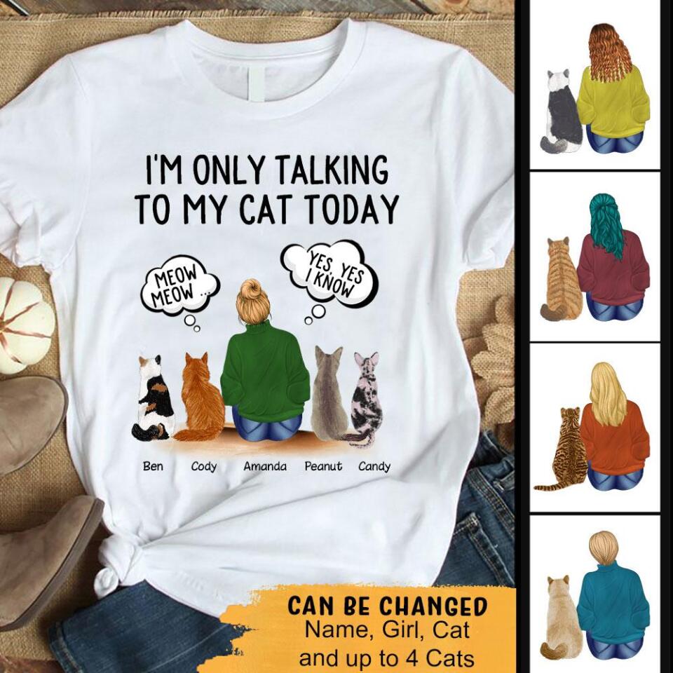 Taking To Cats – Perrsonalized Cusstom T Shirts, Funny Gift For Cat Lover – Trending Personalized