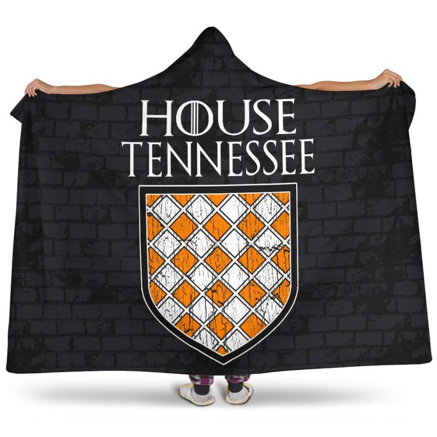 Tennessee Volunteers Fans Unofficial House Tennessee Hoodie Blanket Snuggie