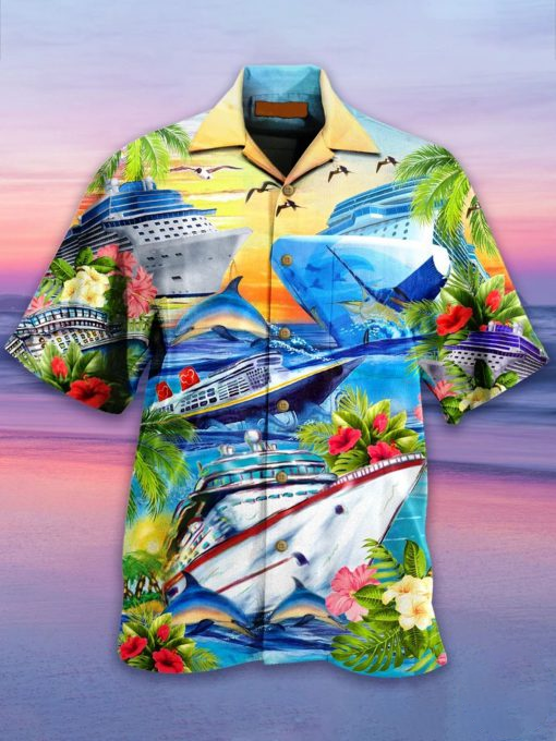 Yacht Tropical Hawaiian Shirt Pre11809