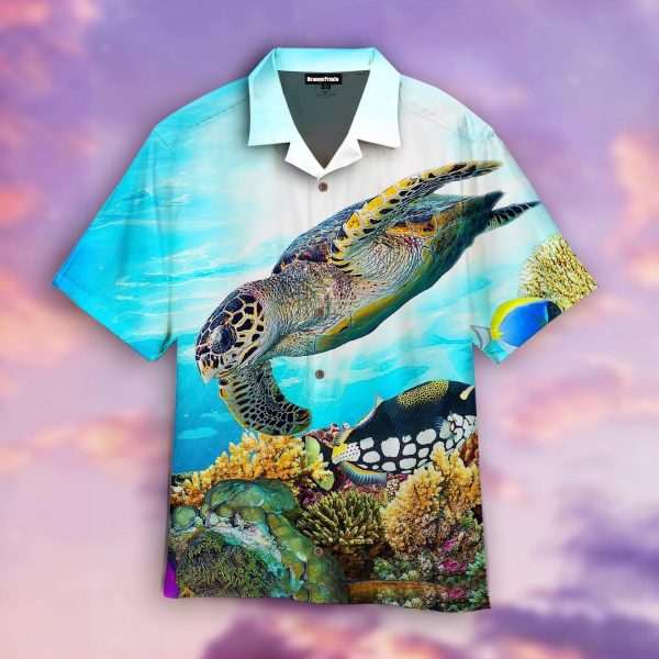 Sea Turtle With Friend Ocean Hawaii Shirt For Men Women Ha12040