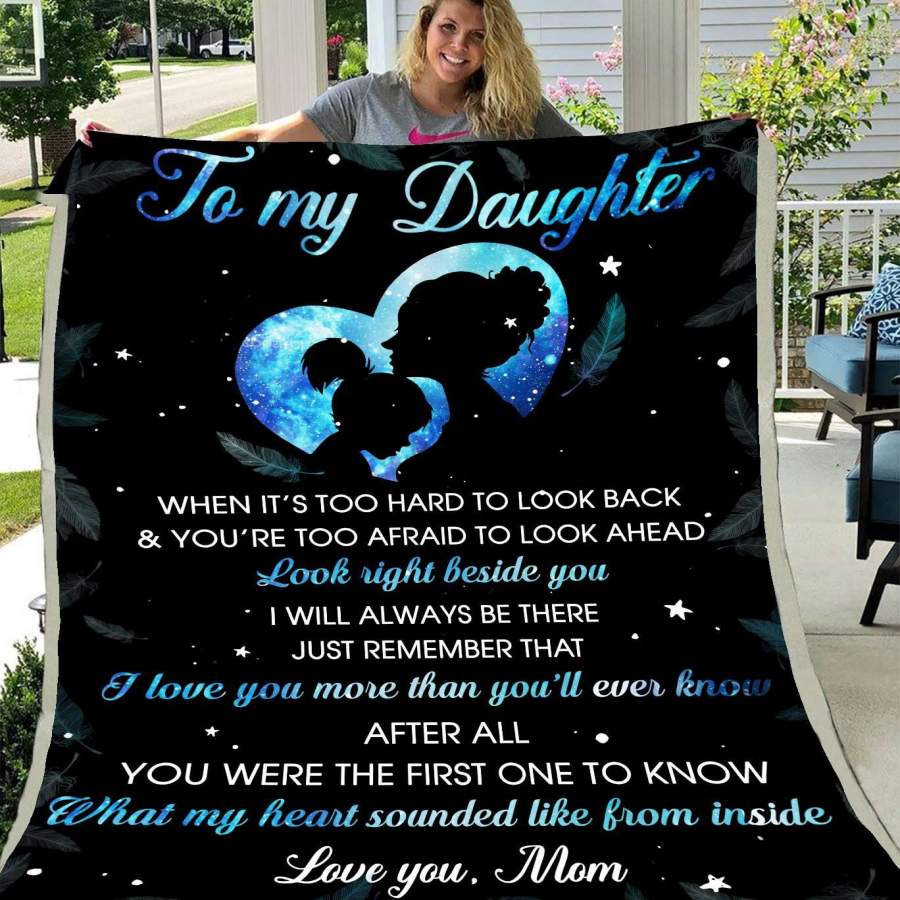 Mom Giving Daughter I’ll Always Be There Blanket