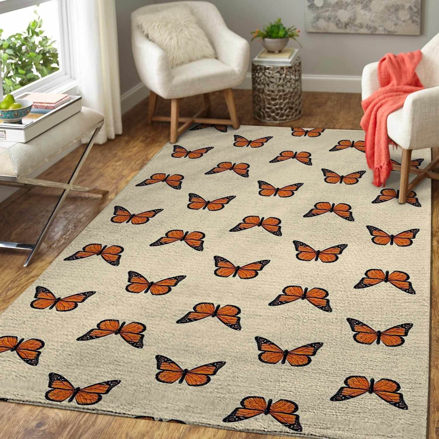 Warm Butterflies Area  Sku 3818 Rug