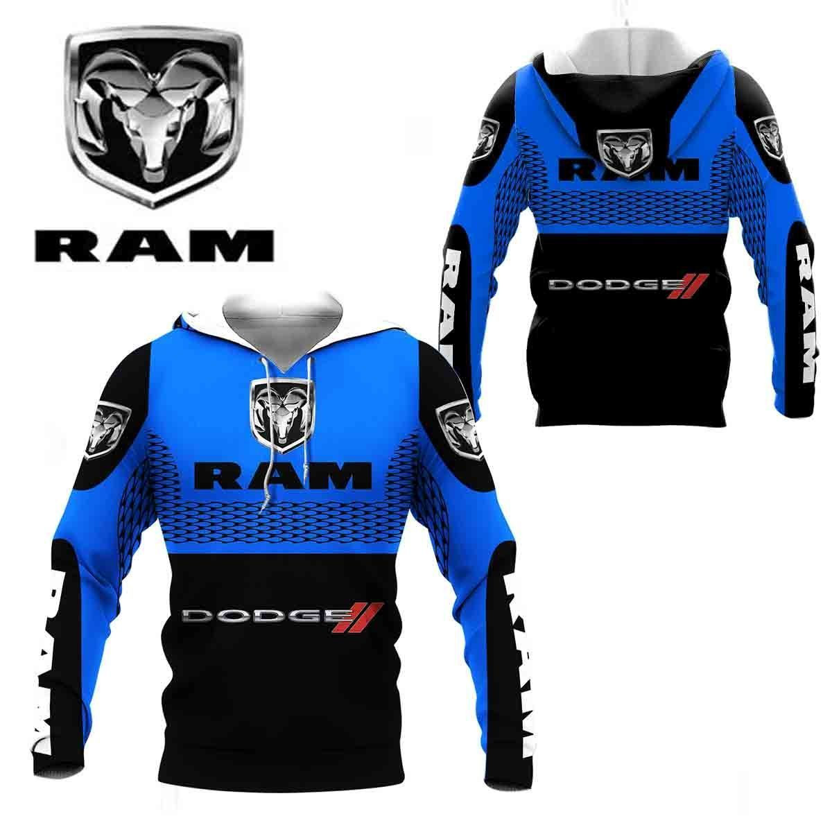 3D All Over Printed Dodge Ram  Shirts Ver 2 (Blue)