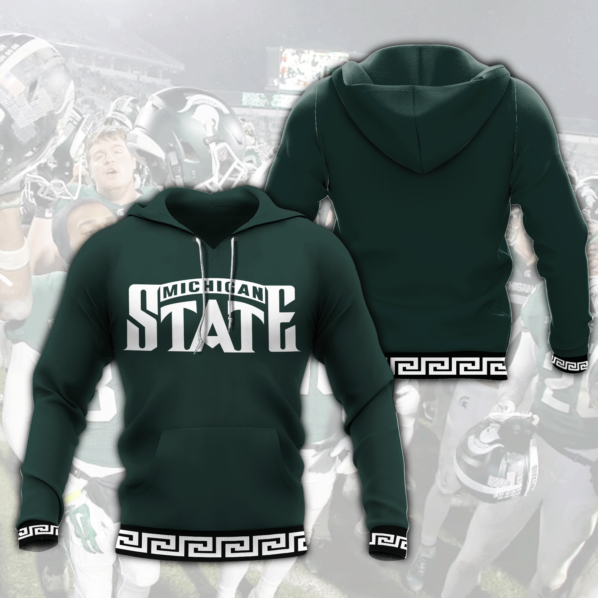 Michigan State 3D All Over Printed Shirt