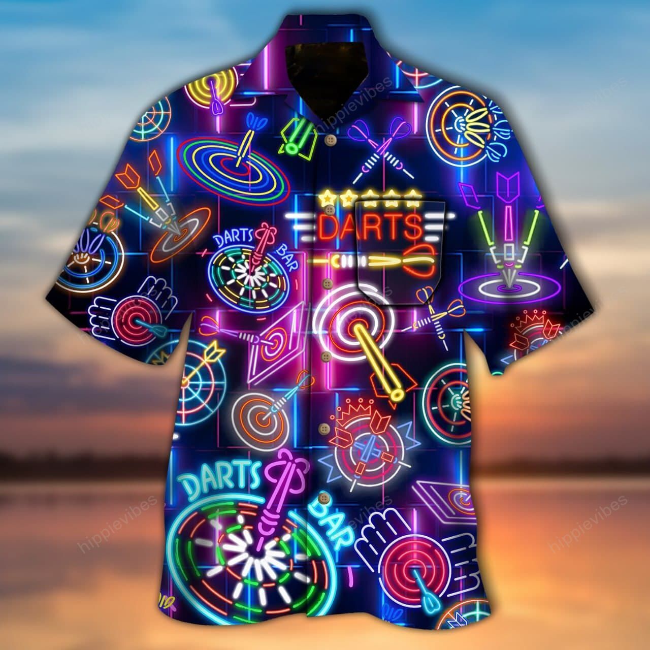 Born To Play Darts Shoot Thrill Hawaii Shirt Re Ha56737