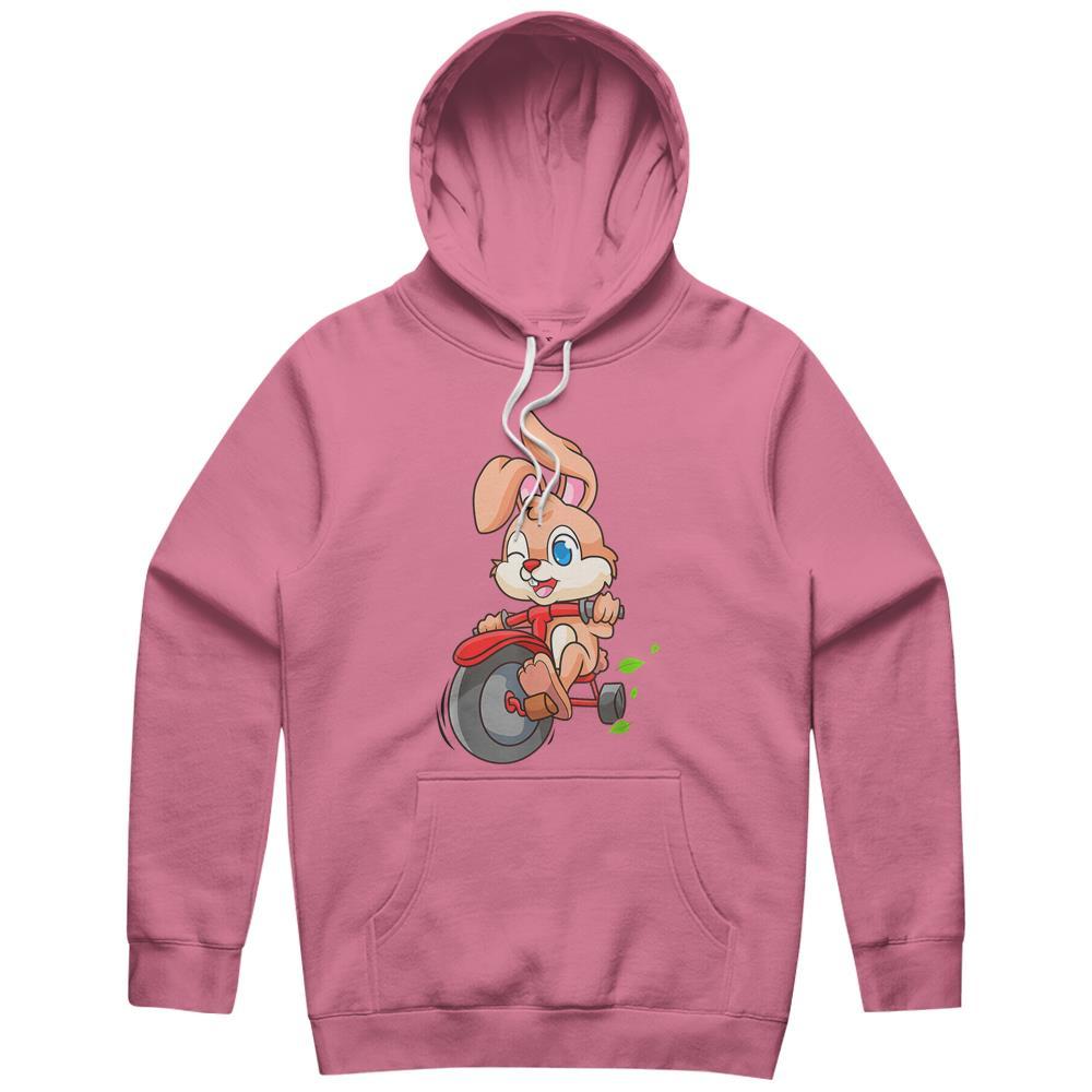 Biker Rabbit Easter Bunny Egg Hunt Hoodie