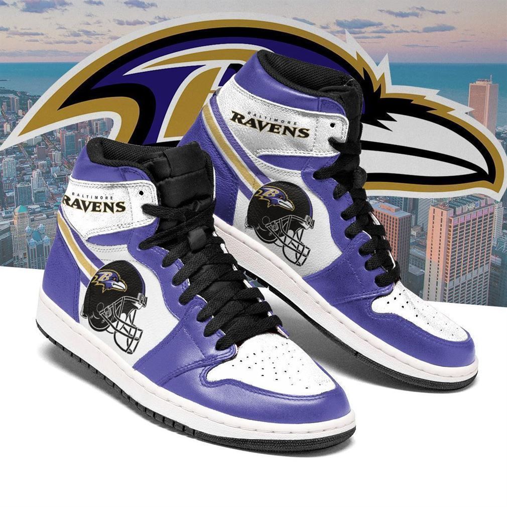 Baltimore Ravens Custom Shoes Sneakers Jd Sneakers Hig