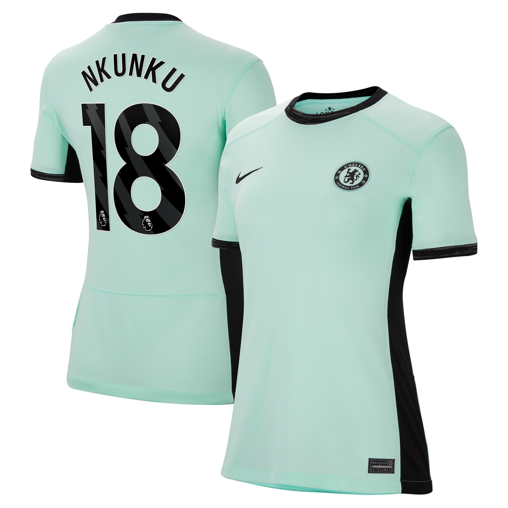 Christopher Nkunku Chelsea Women's 2023/24 Third Stadium Replica Player Jersey – Mint