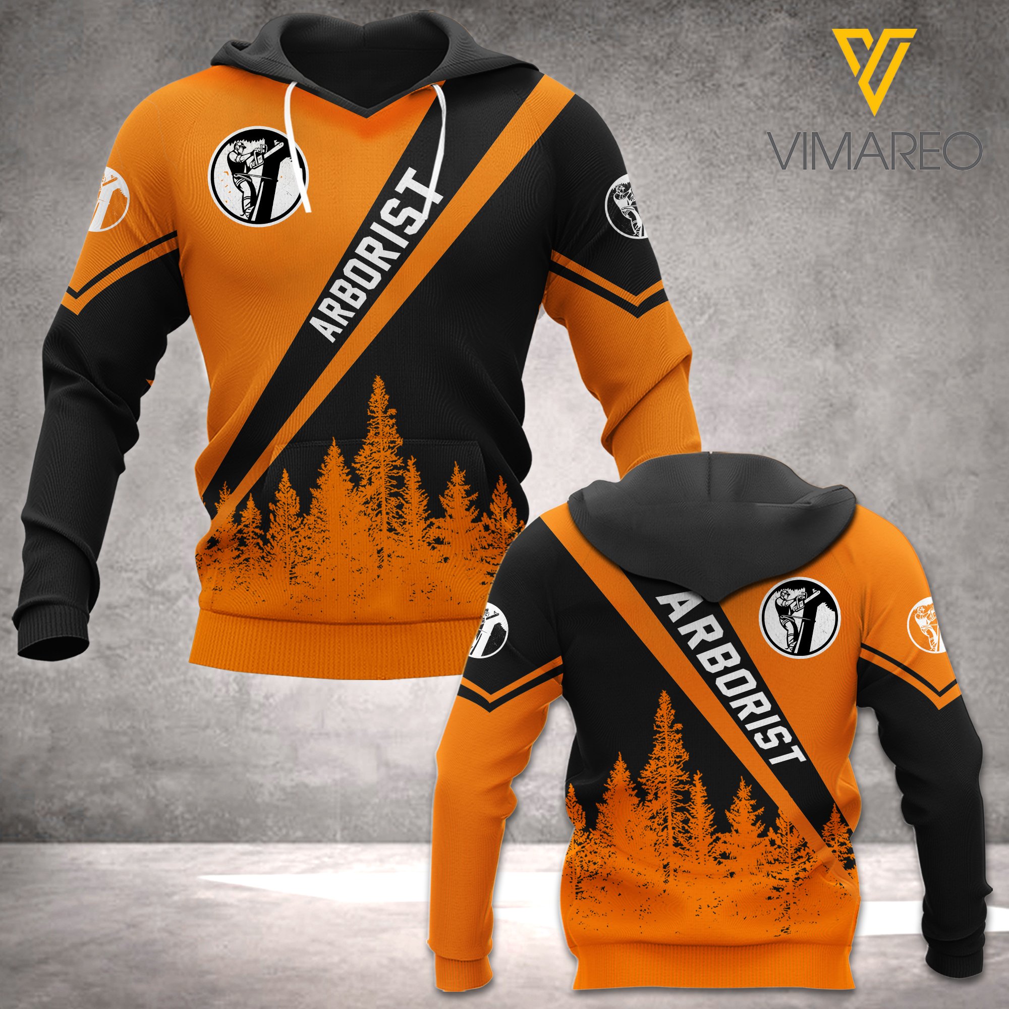 Arborist Customize Hoodie 3D Tpm Nv