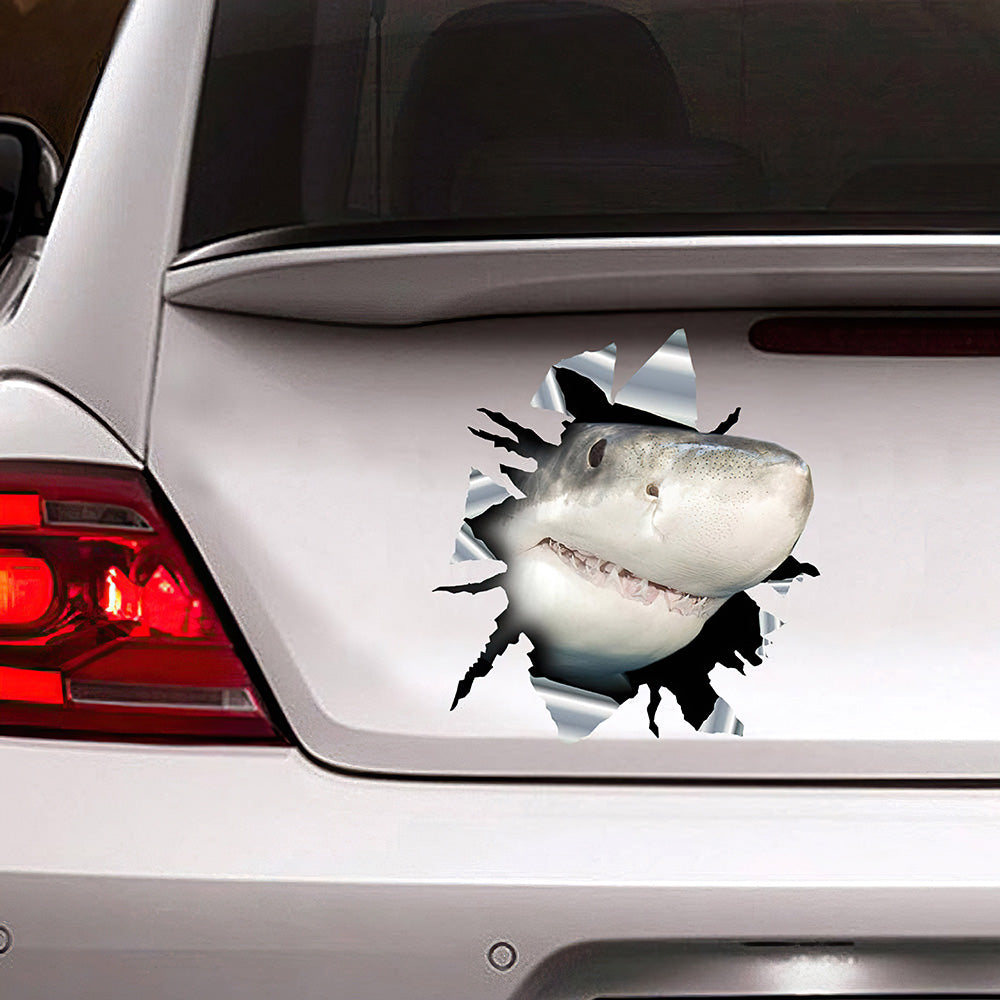 Best Shark Car 3D Stickers Decal Car Accessories Car Decoration Amazing Gift Idea