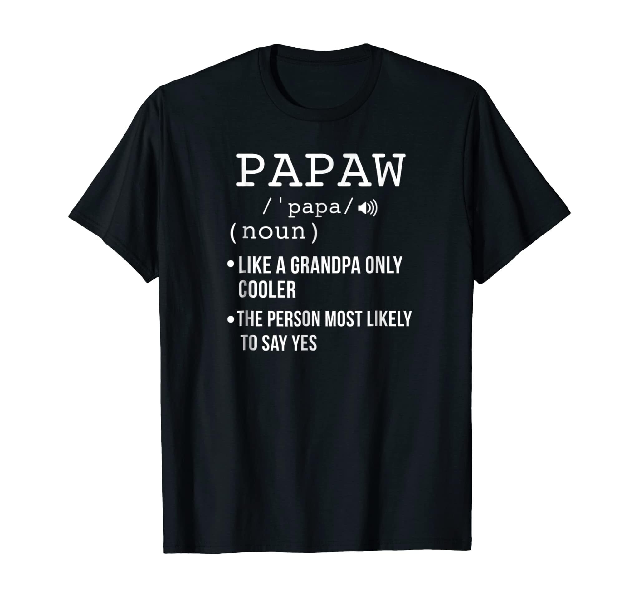 Gift Tshirt For Papaw From New Pregnancy Grandpa Birthday