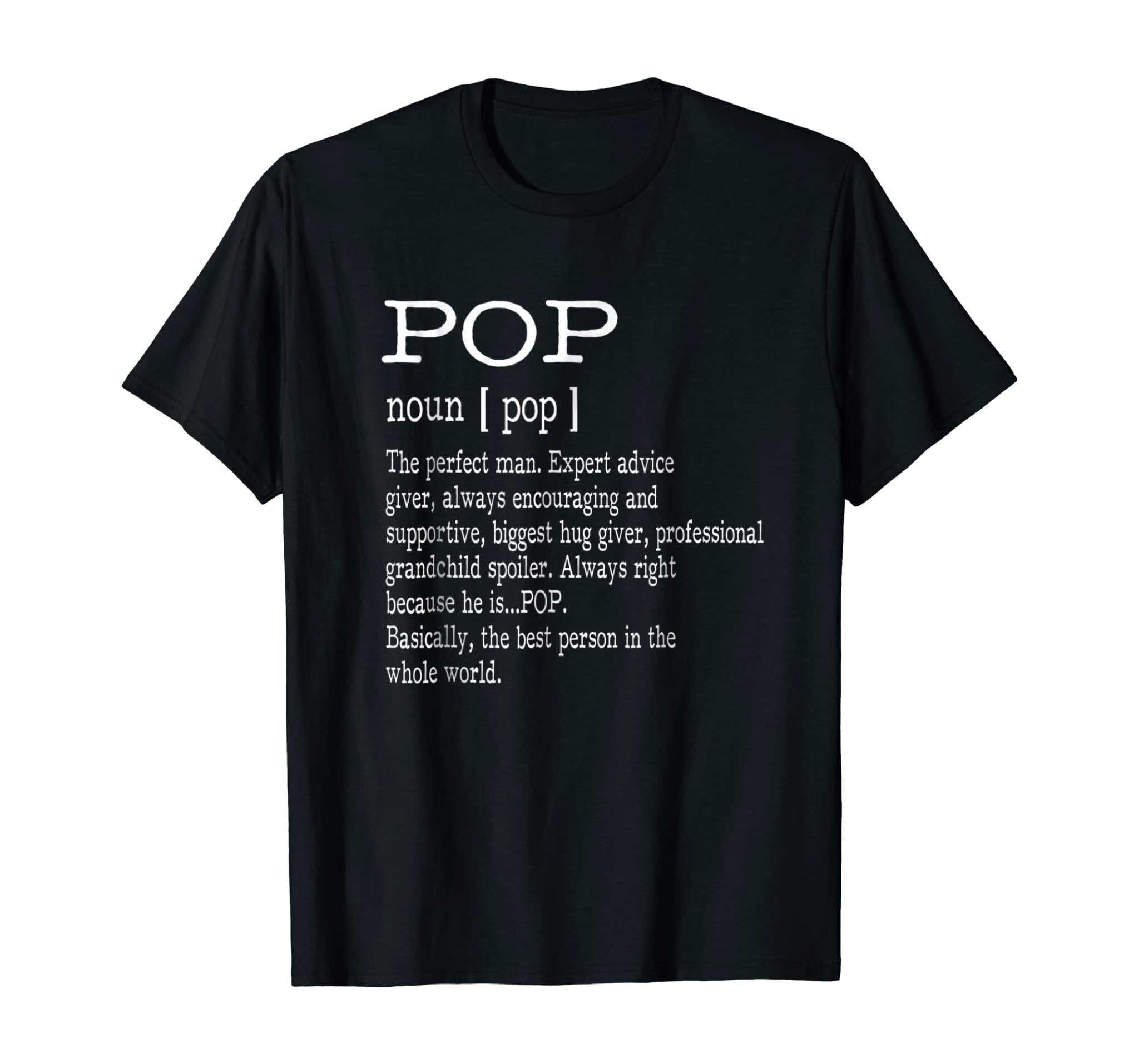 Pop Definition Grandpa Father’S Day Gifts – Men T-Shirt