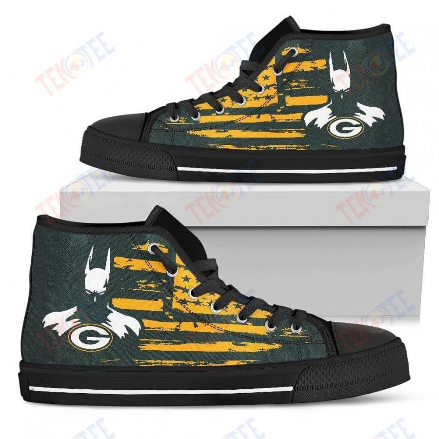 Mens Womens Green Bay Packers High Top Shoes 3D Printable TMT198