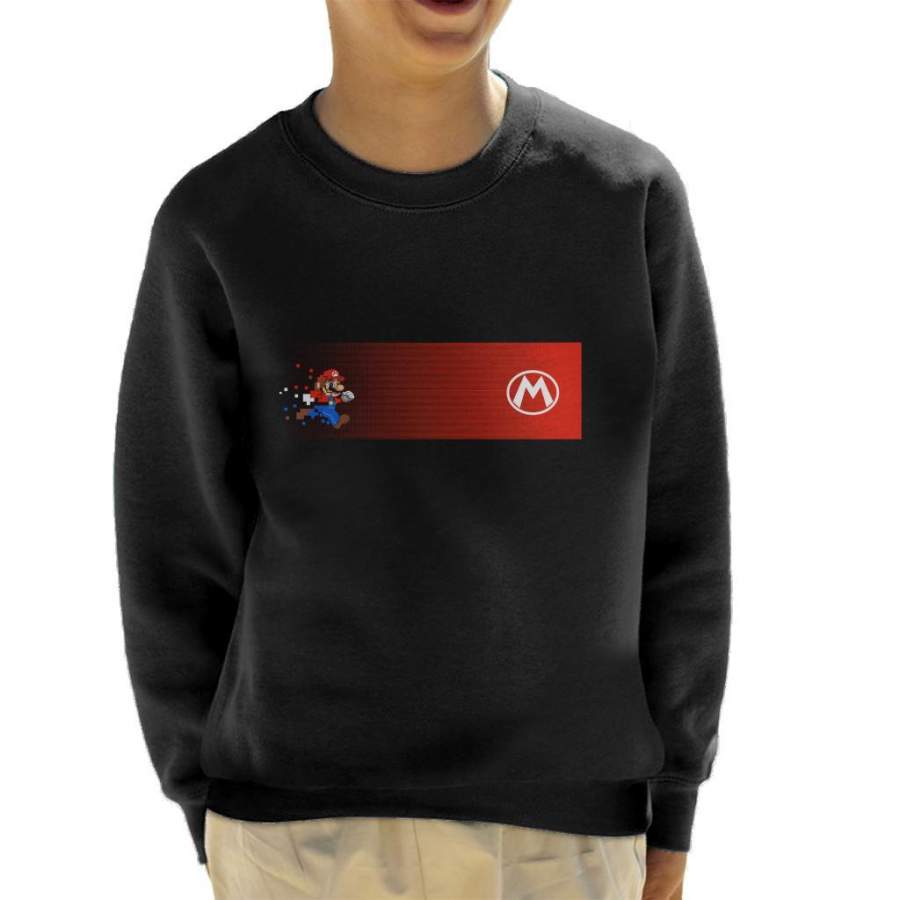 Super Mario Bros Evolution Kid’s Sweatshirt