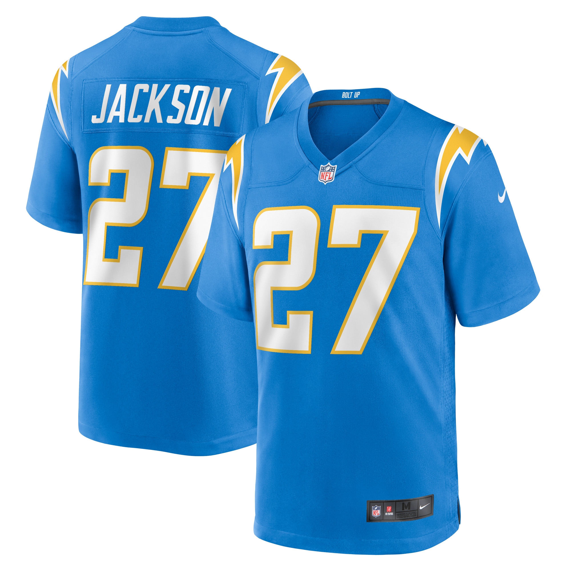 Men’s Los Angeles Chargers J.C. Jackson Powder Blue Game Jersey