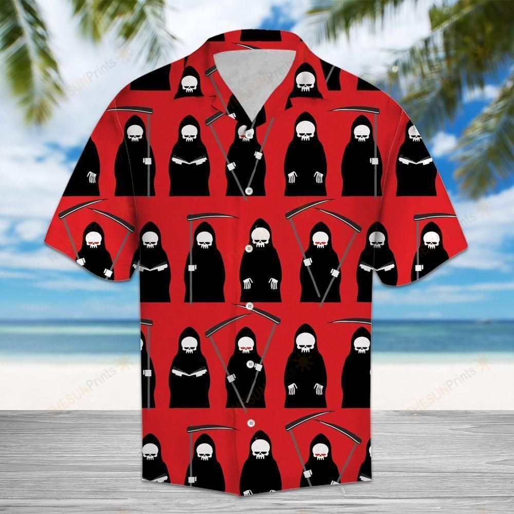 Amazing Grim Reaper Hawaiian Shirt Ha41226