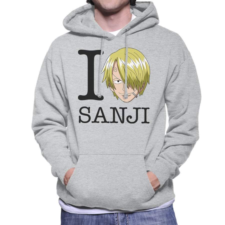 I Heart Vinsmoke Sanji One Piece Men’s Hooded Sweatshirt