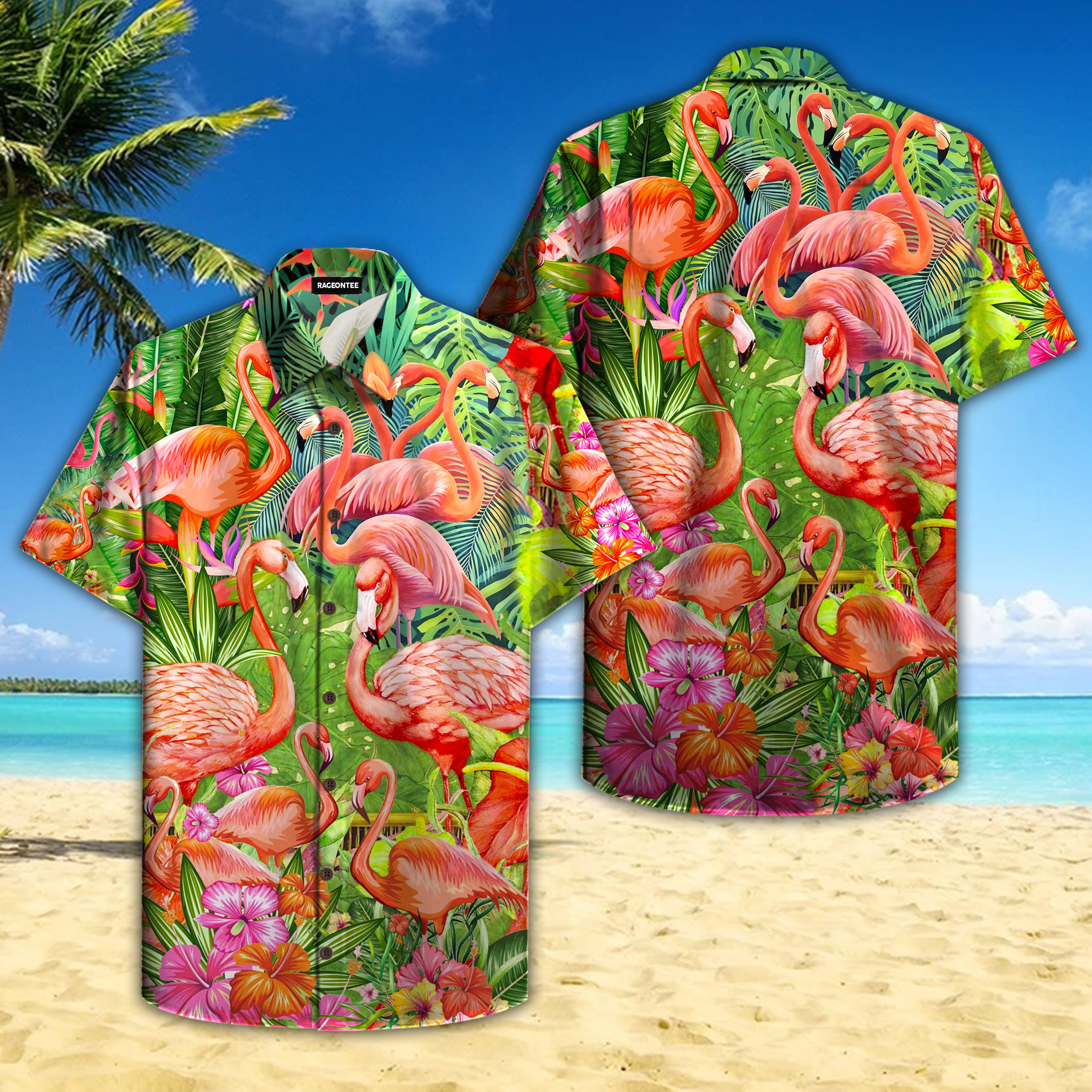 Flamingo Why Fit In When You Were Born To Stand Out Hawaii Shirt Unisex Adult Ha87859