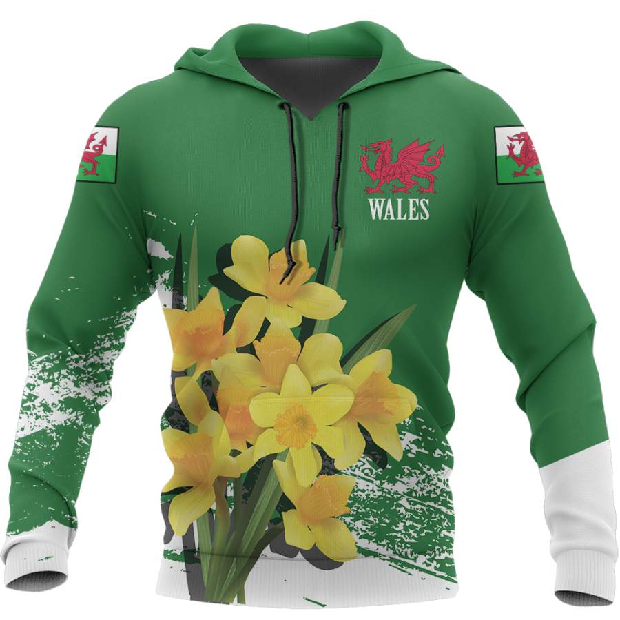 Wales Daffodil Hoodie Special Version NVD1066