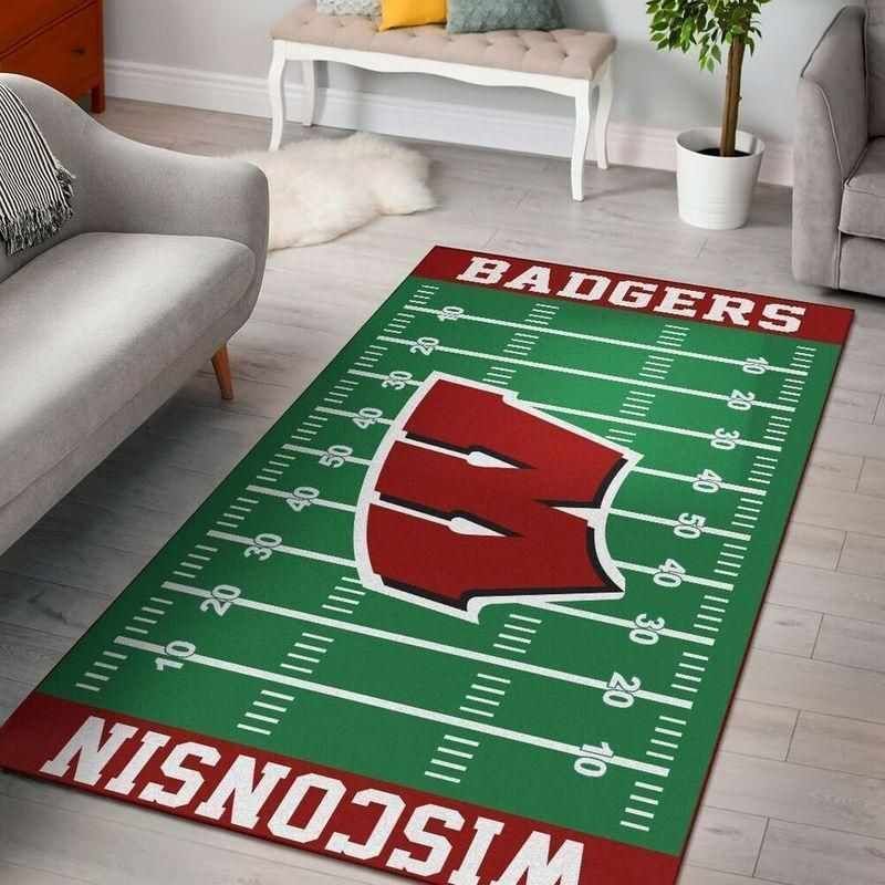 Wisconsin Badgers Home Field Area  Sku 3292 Rug