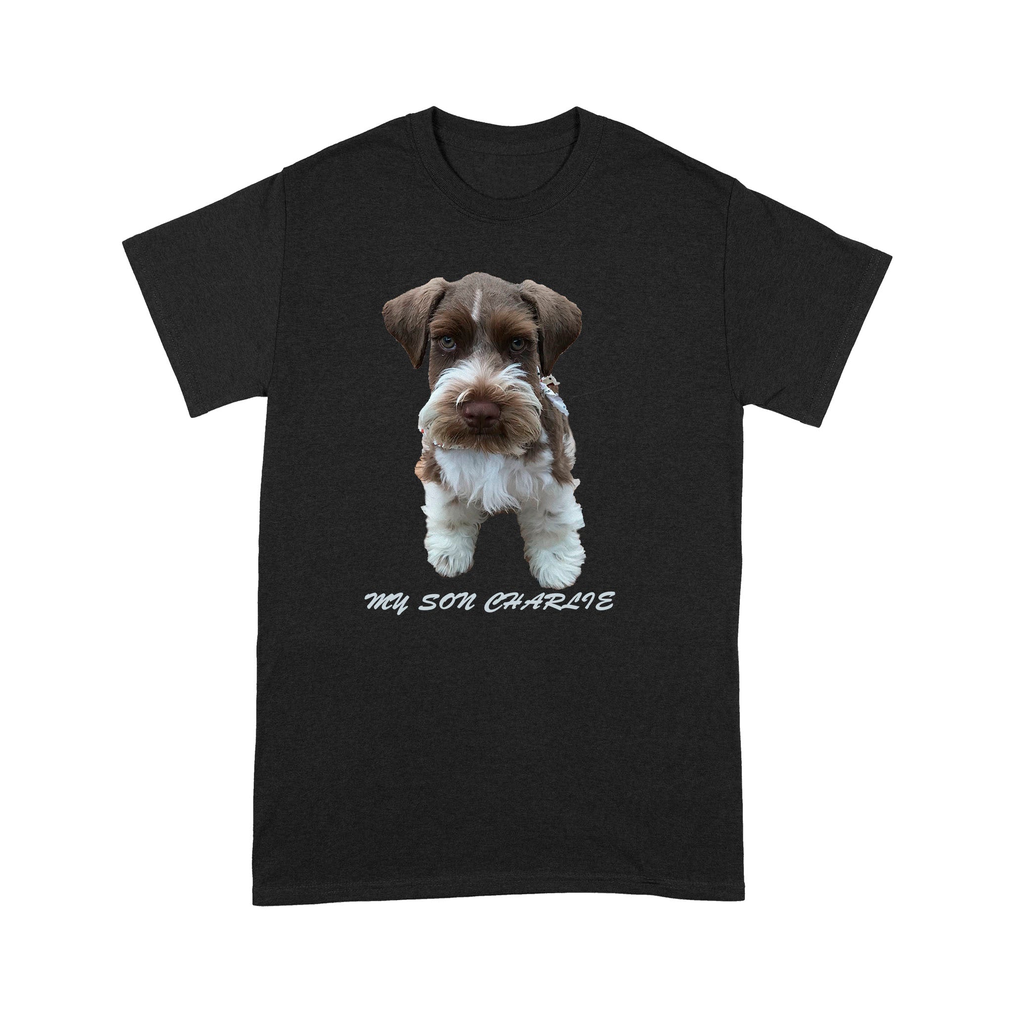 My Son Charlie –  Custom Illustrated Pet Personalized – T- Shirt