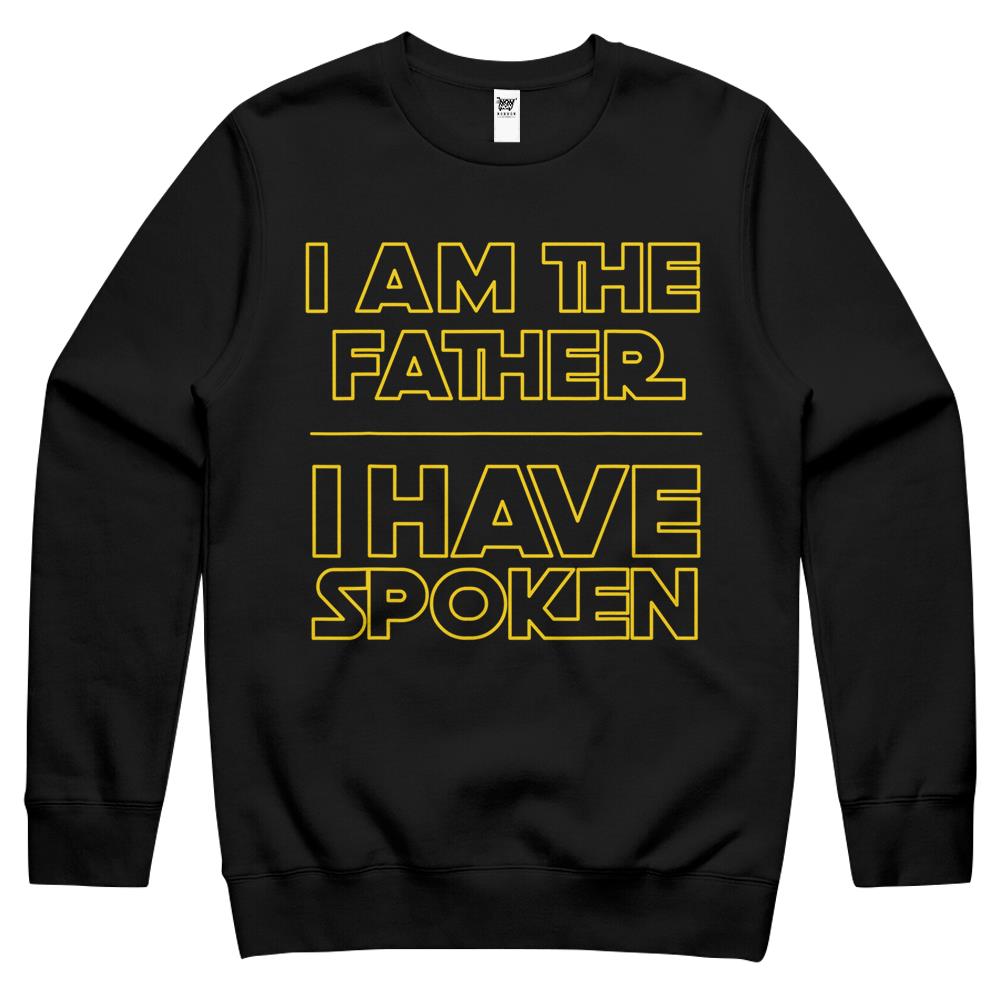 Mens I Am The Father Crewneck Sweatshirt